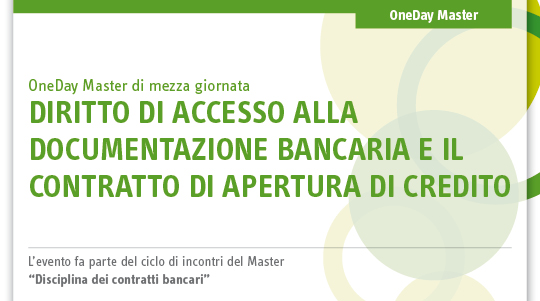 Immagine Diritto di accesso alla documentazione bancaria e il contratto di apertura di credito